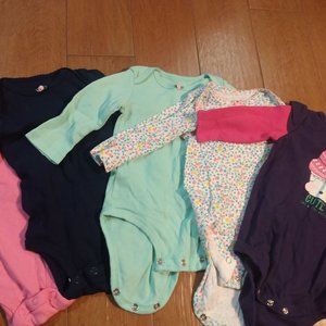 3 month long sleeved onesies